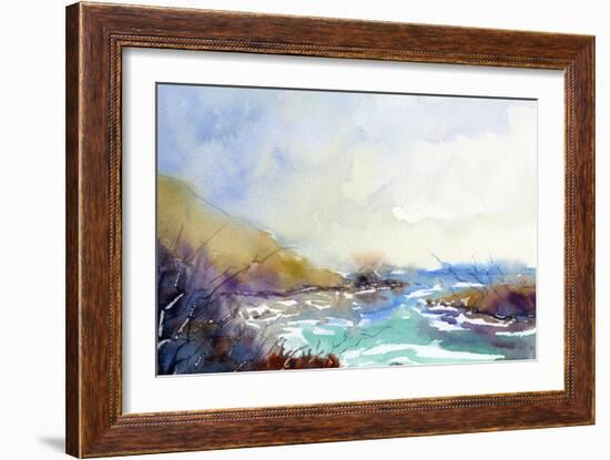 Found Beach-null-Framed Giclee Print