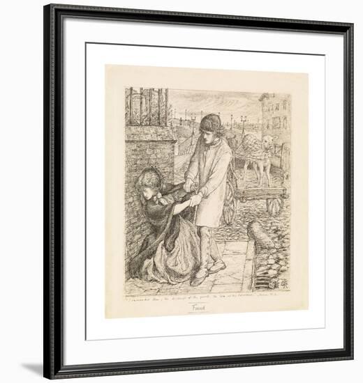 Found - Compositional Study-Dante Gabriel Rossetti-Framed Premium Giclee Print