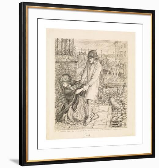 Found - Compositional Study-Dante Gabriel Rossetti-Framed Premium Giclee Print