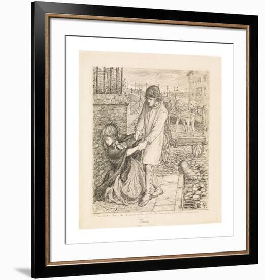 Found - Compositional Study-Dante Gabriel Rossetti-Framed Premium Giclee Print