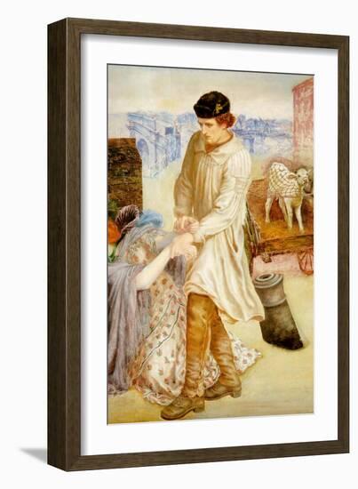 Found-Dante Gabriel Rossetti-Framed Art Print