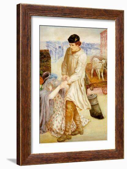 Found-Dante Gabriel Rossetti-Framed Art Print