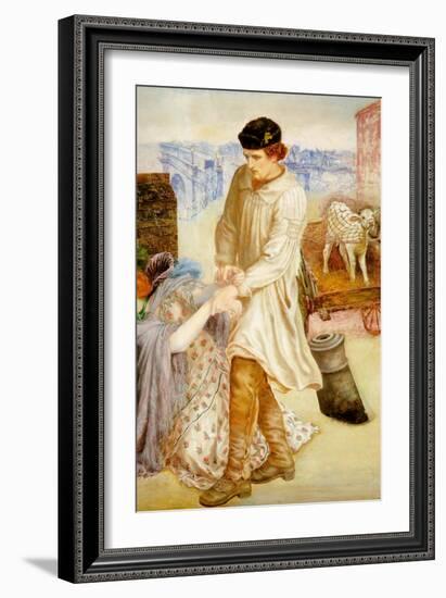 Found-Dante Gabriel Rossetti-Framed Art Print