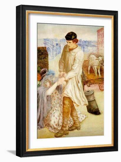 Found-Dante Gabriel Rossetti-Framed Art Print