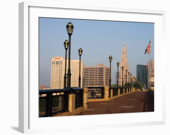 Founder's Bridge over the Connecticut River, Hartford, Connecticut-Jerry & Marcy Monkman-Framed Photographic Print