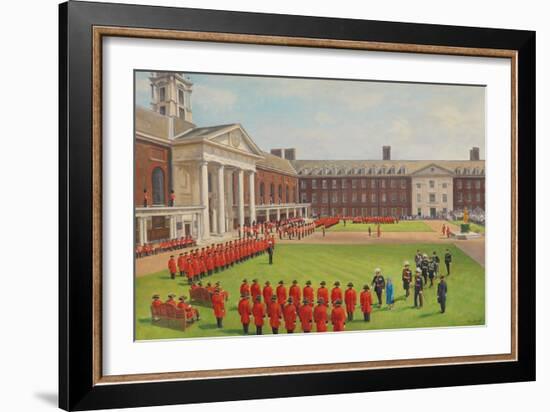 Founders Day, 8Th June, 2006 (Oil on Canvas)-Julian Barrow-Framed Giclee Print