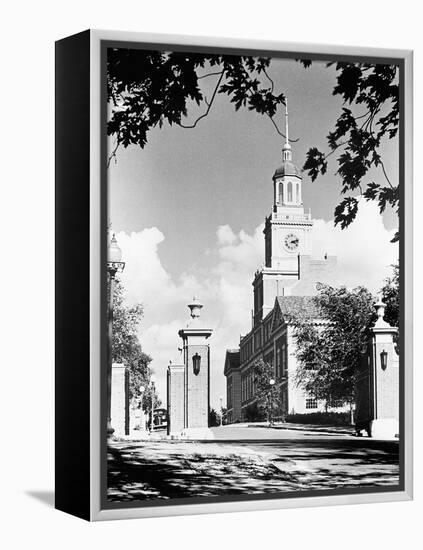Founders Library at Howard University-null-Framed Premier Image Canvas
