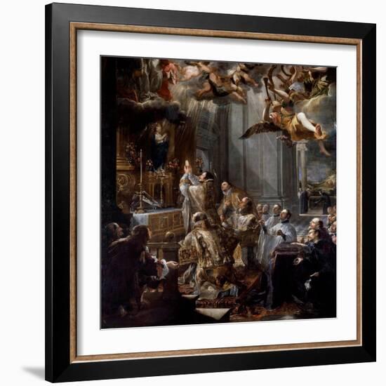 Founding Mass of the Order of the Trinity the Religious Order of the Trinity (Or the Most Holy Trin-Don Juan Carreno de Miranda-Framed Giclee Print