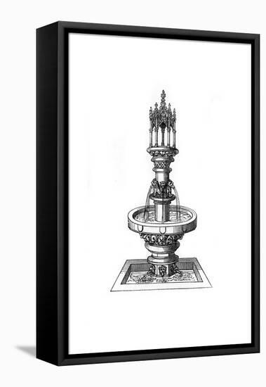Fountain, 1470-1483-Henry Shaw-Framed Premier Image Canvas