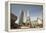 Fountain and Monument, Augustus Plaza, Leipzig, Germany-Dave Bartruff-Framed Premier Image Canvas