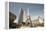 Fountain and Monument, Augustus Plaza, Leipzig, Germany-Dave Bartruff-Framed Premier Image Canvas