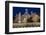 Fountain and Plaza De Cibeles Palace (Palacio De Comunicaciones) at Dusk, Plaza De Cibeles, Madrid-Charles Bowman-Framed Photographic Print