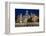 Fountain and Plaza De Cibeles Palace (Palacio De Comunicaciones) at Dusk, Plaza De Cibeles, Madrid-Charles Bowman-Framed Photographic Print