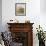 Fountain and Urn with Water and Moss at Chateau Saint Cosme, Gigondas, Vaucluse-Per Karlsson-Framed Photographic Print displayed on a wall