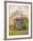 Fountain and Urn with Water and Moss at Chateau Saint Cosme, Gigondas, Vaucluse-Per Karlsson-Framed Photographic Print