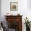 Fountain and Urn with Water and Moss at Chateau Saint Cosme, Gigondas, Vaucluse-Per Karlsson-Framed Photographic Print displayed on a wall