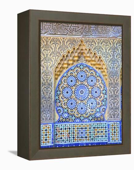 Fountain at Bab El Assa, Tangier, Morocco, North Africa-Neil Farrin-Framed Premier Image Canvas