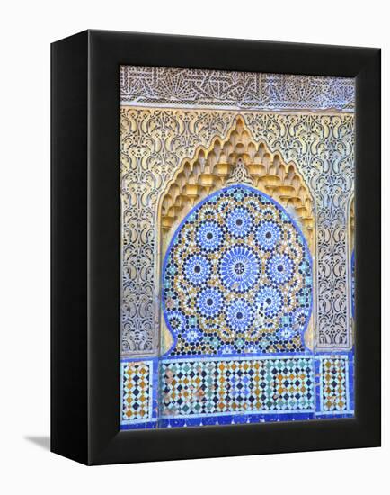Fountain at Bab El Assa, Tangier, Morocco, North Africa-Neil Farrin-Framed Premier Image Canvas
