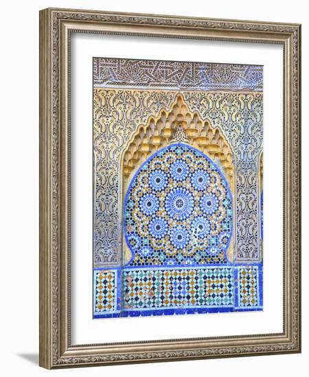 Fountain at Bab El Assa, Tangier, Morocco, North Africa-Neil Farrin-Framed Photographic Print