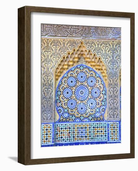 Fountain at Bab El Assa, Tangier, Morocco, North Africa-Neil Farrin-Framed Photographic Print