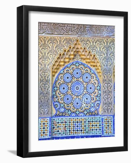 Fountain at Bab El Assa, Tangier, Morocco, North Africa-Neil Farrin-Framed Photographic Print