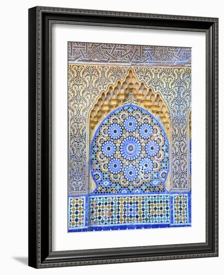 Fountain at Bab El Assa, Tangier, Morocco, North Africa-Neil Farrin-Framed Photographic Print