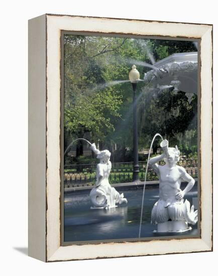 Fountain at Forsyth Park, Savannah, Georgia, USA-Adam Jones-Framed Premier Image Canvas