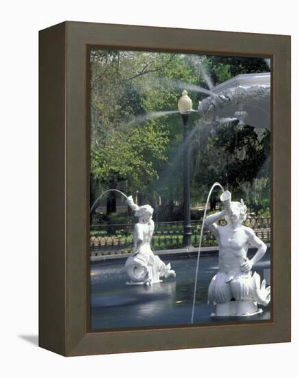 Fountain at Forsyth Park, Savannah, Georgia, USA-Adam Jones-Framed Premier Image Canvas