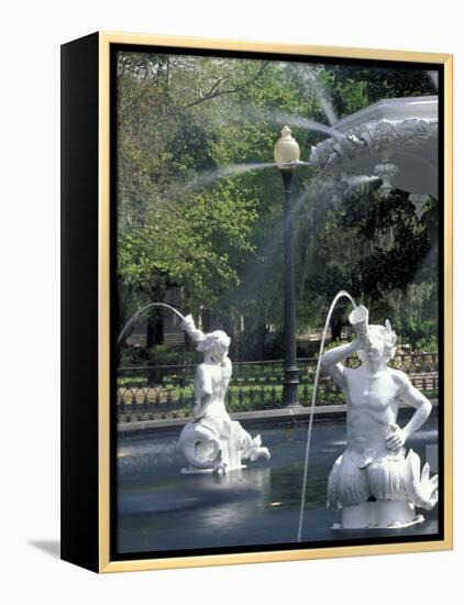 Fountain at Forsyth Park, Savannah, Georgia, USA-Adam Jones-Framed Premier Image Canvas