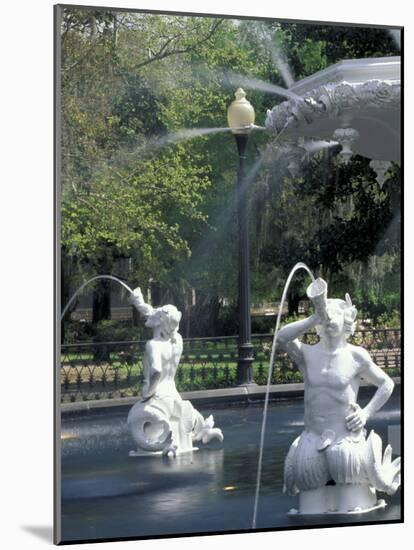 Fountain at Forsyth Park, Savannah, Georgia, USA-Adam Jones-Mounted Photographic Print