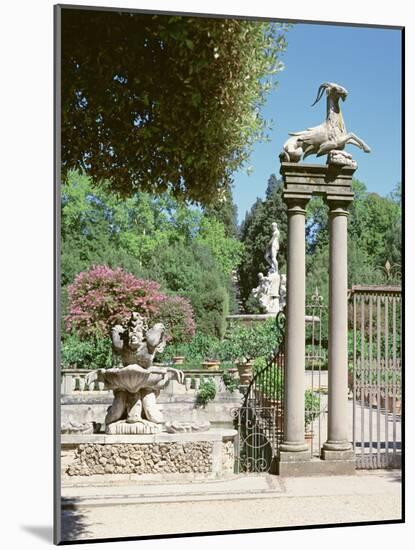 Fountain, Boboli Gardens, Florence-null-Mounted Photographic Print
