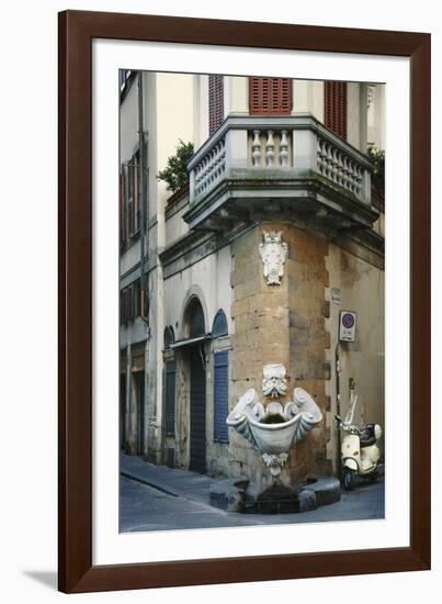 Fountain Corner-Irene Suchocki-Framed Giclee Print