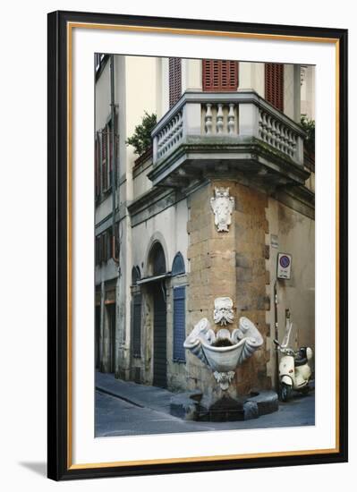 Fountain Corner-Irene Suchocki-Framed Giclee Print