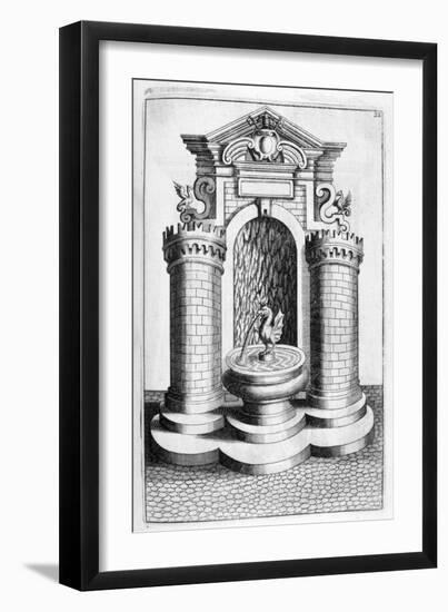 Fountain Design, 1664-Georg Andreas Bockler-Framed Giclee Print