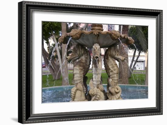 Fountain Detail, Gran Tarajal, Fuerteventura, Canary Islands-Peter Thompson-Framed Photographic Print