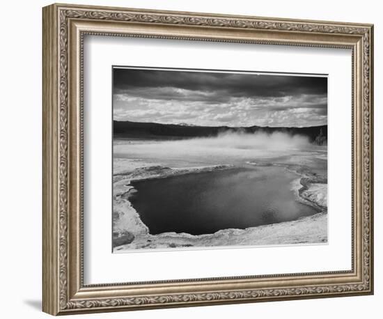 Fountain Geyser Pool Yellowstone National Park Wyoming, Geology, Geological 1933-1942-Ansel Adams-Framed Art Print