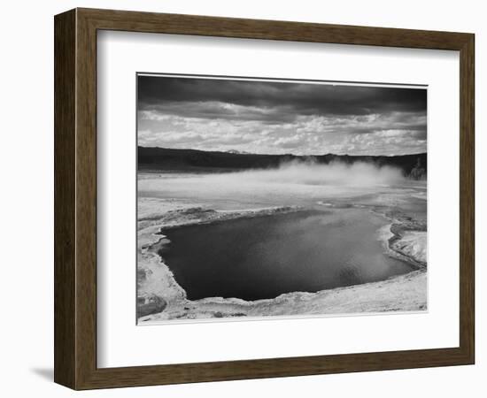 Fountain Geyser Pool Yellowstone National Park Wyoming, Geology, Geological 1933-1942-Ansel Adams-Framed Art Print