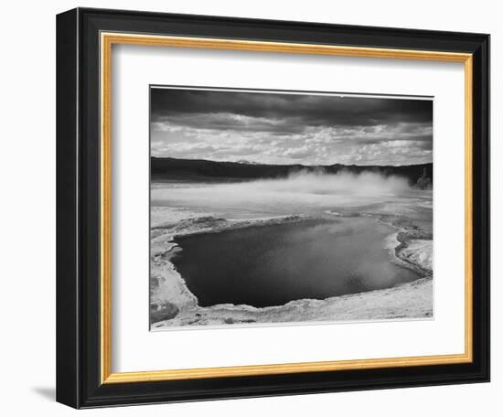 Fountain Geyser Pool Yellowstone National Park Wyoming, Geology, Geological 1933-1942-Ansel Adams-Framed Art Print