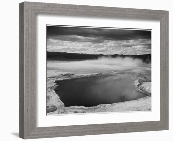 Fountain Geyser Pool Yellowstone National Park Wyoming, Geology, Geological 1933-1942-Ansel Adams-Framed Art Print