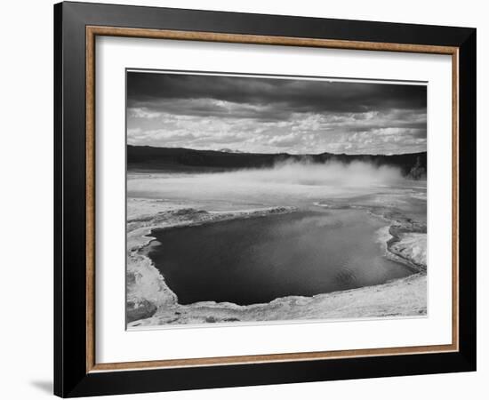 Fountain Geyser Pool Yellowstone National Park Wyoming, Geology, Geological 1933-1942-Ansel Adams-Framed Art Print