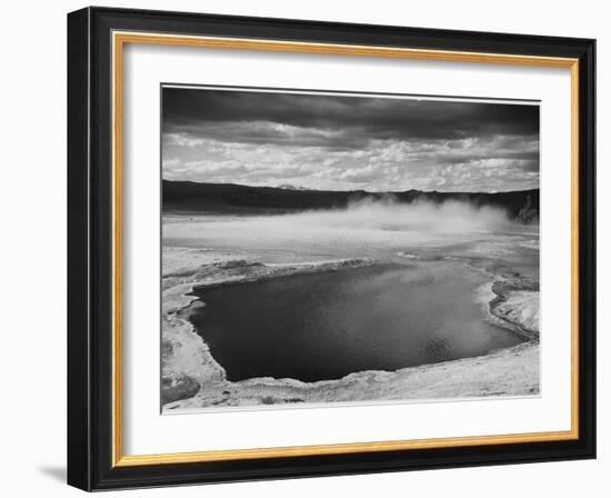 Fountain Geyser Pool Yellowstone National Park Wyoming, Geology, Geological 1933-1942-Ansel Adams-Framed Art Print