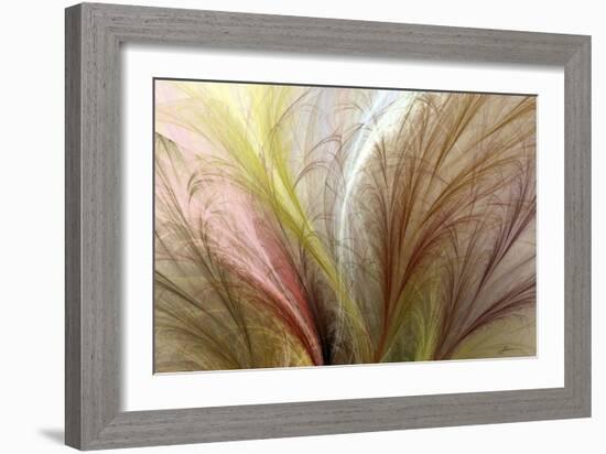 Fountain Grass II-James Burghardt-Framed Premium Giclee Print