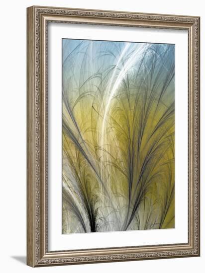 Fountain Grass III-James Burghardt-Framed Art Print
