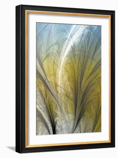 Fountain Grass III-James Burghardt-Framed Art Print