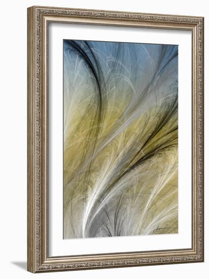Fountain Grass IV-James Burghardt-Framed Art Print