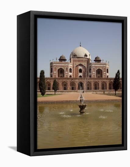 Fountain, Humayun's Tomb, Delhi, India, Asia-null-Framed Premier Image Canvas