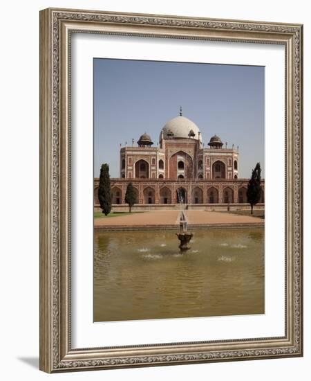 Fountain, Humayun's Tomb, Delhi, India, Asia-null-Framed Photographic Print