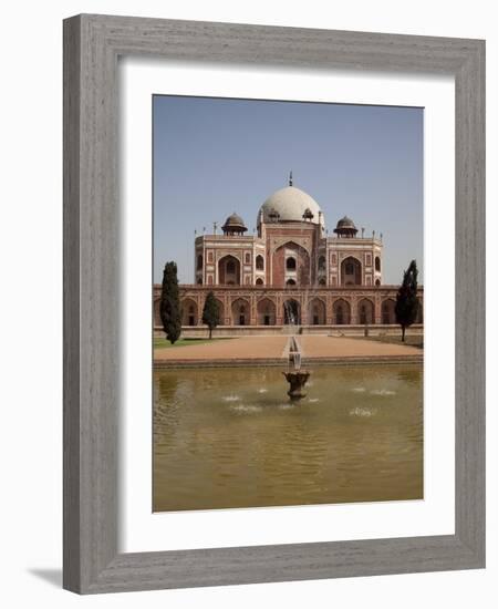 Fountain, Humayun's Tomb, Delhi, India, Asia-null-Framed Photographic Print