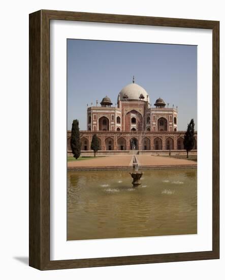 Fountain, Humayun's Tomb, Delhi, India, Asia-null-Framed Photographic Print