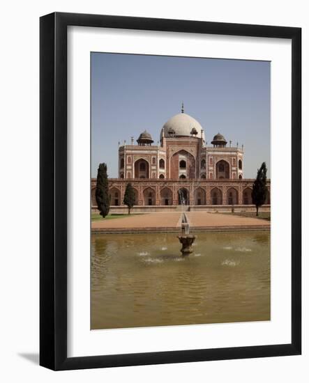 Fountain, Humayun's Tomb, Delhi, India, Asia-null-Framed Photographic Print